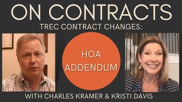On Contracts: HOA Addendum