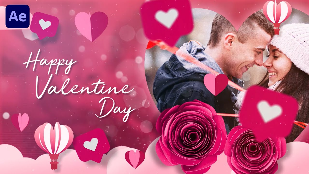 Valentine Day Special Slideshow | After Effects Tutorial | Effect For You