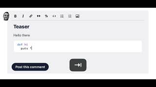 Upcoming Action Text editor