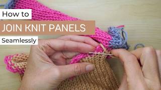 How to Seamlessly join panels of a Sentro or Addi circular knitting machine pattern