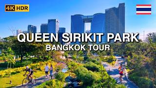 Bangkok Walking Tour 🇹🇭 Queen Sirikit Park - Most Beautiful Secret Garden | 4K HDR
