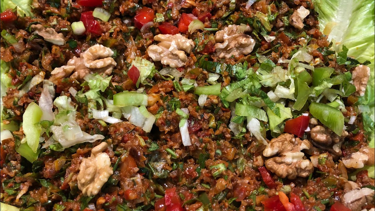 إيج الخضره والبرغل الناعم وطريقة التقديم بصوره شهيه تحضير مدام دلال حناوي