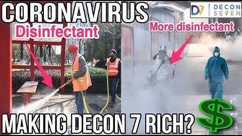 Coronavirus Making Decon 7 Rich? D7 Only Disinfectant To Kill Coronavirus!