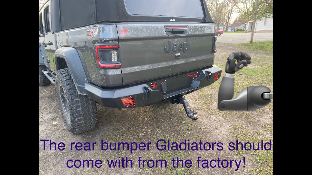 New Rear Bumper For The Gladiator
