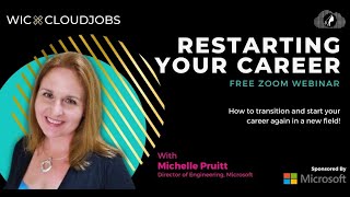 WICxCLOUDJOBS 2023: Restarting Your Career