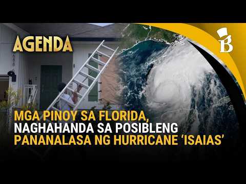 Florida, naghahanda sa Hurricane ‘Isaias’; mga Pinoy, nag-iimbak ng pagkain at gamot | Agenda