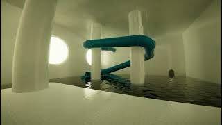 Walkthrough&Exploration of  Backrooms in POOLS - Level 1 (No commentary)