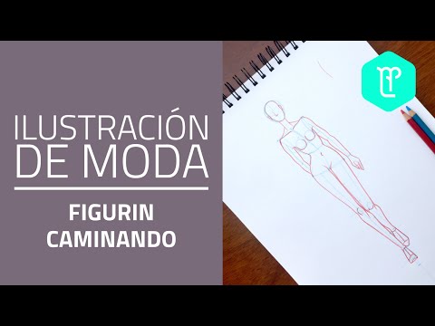 ✍ Cómo dibujar un figurín caminando🚶‍♀️