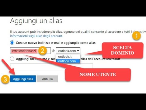 Come creare alias di posta elettronica Microsoft Outlook