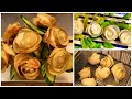 Food Challenge - Potatoes Rose Garnish - Creative Ideas for MasterChef Food Garnishes