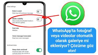 WhatsApp Fotoğrafları Otomatik Olarak Galeride mi Görünüyor? Şimdi Düzeltin! WhatsApp Fotoğrafları Otomatik Olarak Galeride mi Görünüyor? Şimdi Düzeltin!