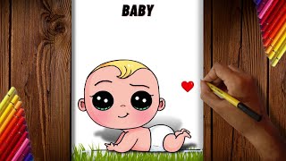 How to Draw a Baby Easy | The Boss Baby How to Draw a Baby Easy | The Boss Baby
