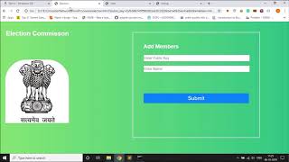 Decentralised Voting System
