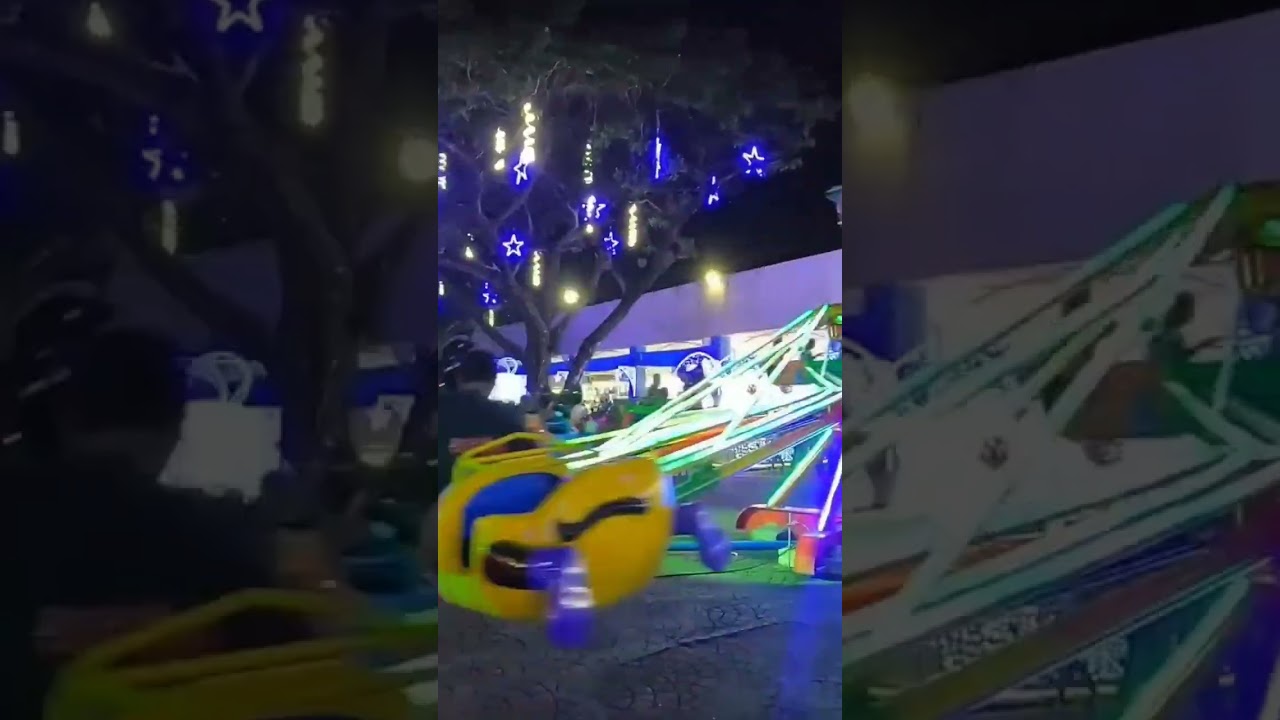 Walking at Night in Riverbanks Center 