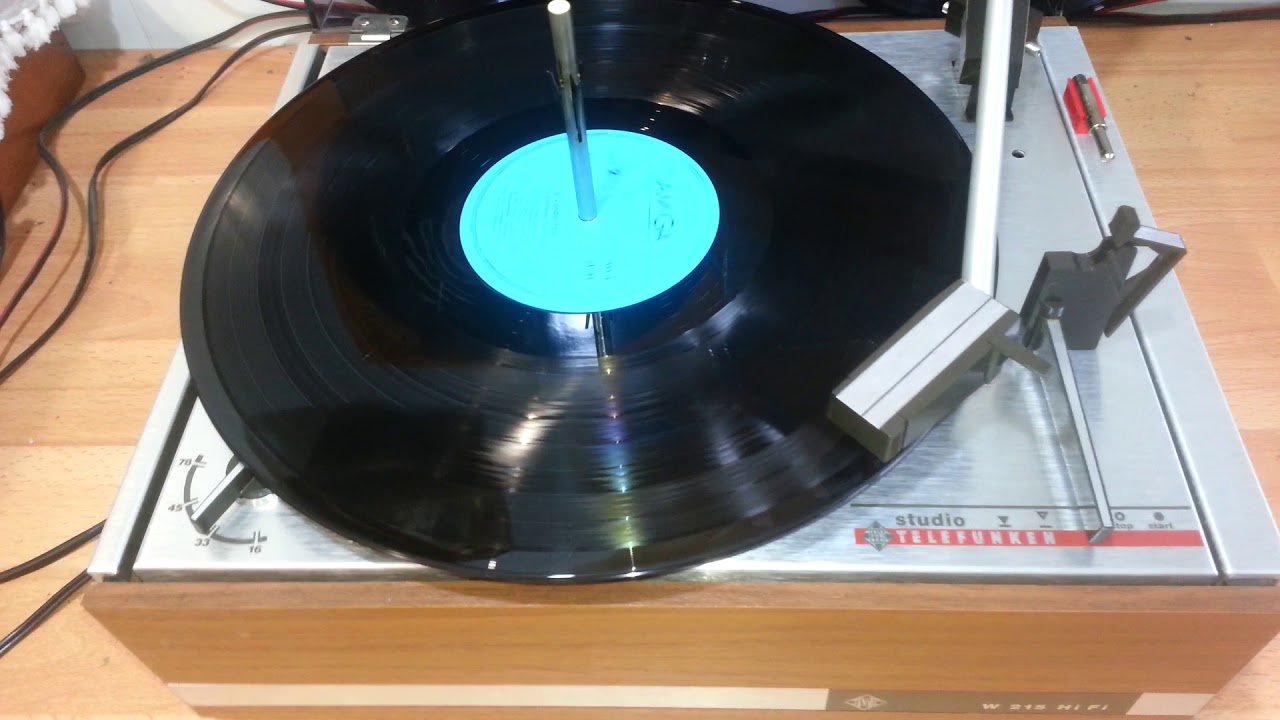 TELEFUNKEN W215 Turntable YouTube