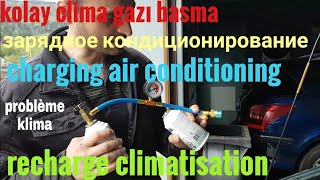 Otomobile Klima Gazı Basma..recharge Climatisation Зарядное Кондиционирование Beceri Tv