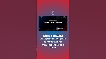 Creator Tech Connect 2025 "AI Agents in Zoho Creator"