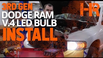 442% Brighter! - 2002-2008 Dodge Ram S-V.4 LED Bulb Install Video