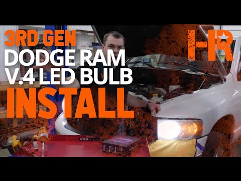 442% Brighter! - 2002-2008 Dodge Ram S-V.4 LED Bulb Install Video