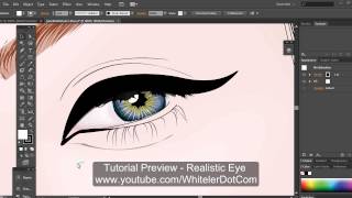 Celebrity Tutorial Teaser - Draw a Realistic Vector  Eye Net Worth