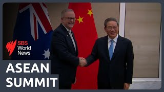 Australia's Prime Minister raises South China Sea concerns with Chinese Premier at ASEAN summit