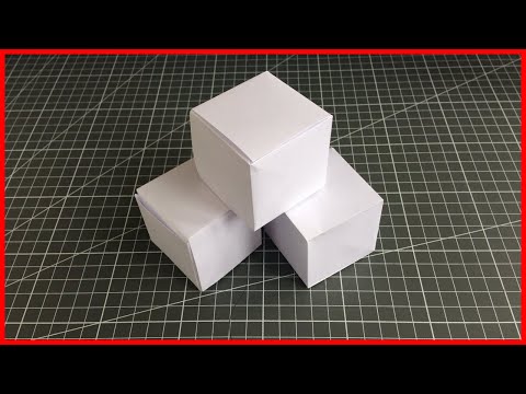 Vídeo: Como Fazer Um Cubo De Origami Com Suas Próprias Mãos