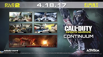 Infinite Warfare DLC2 "CONTINUUM" Map Showcase - "SHAOLIN SHUFFLE" Zombies Map and MP!