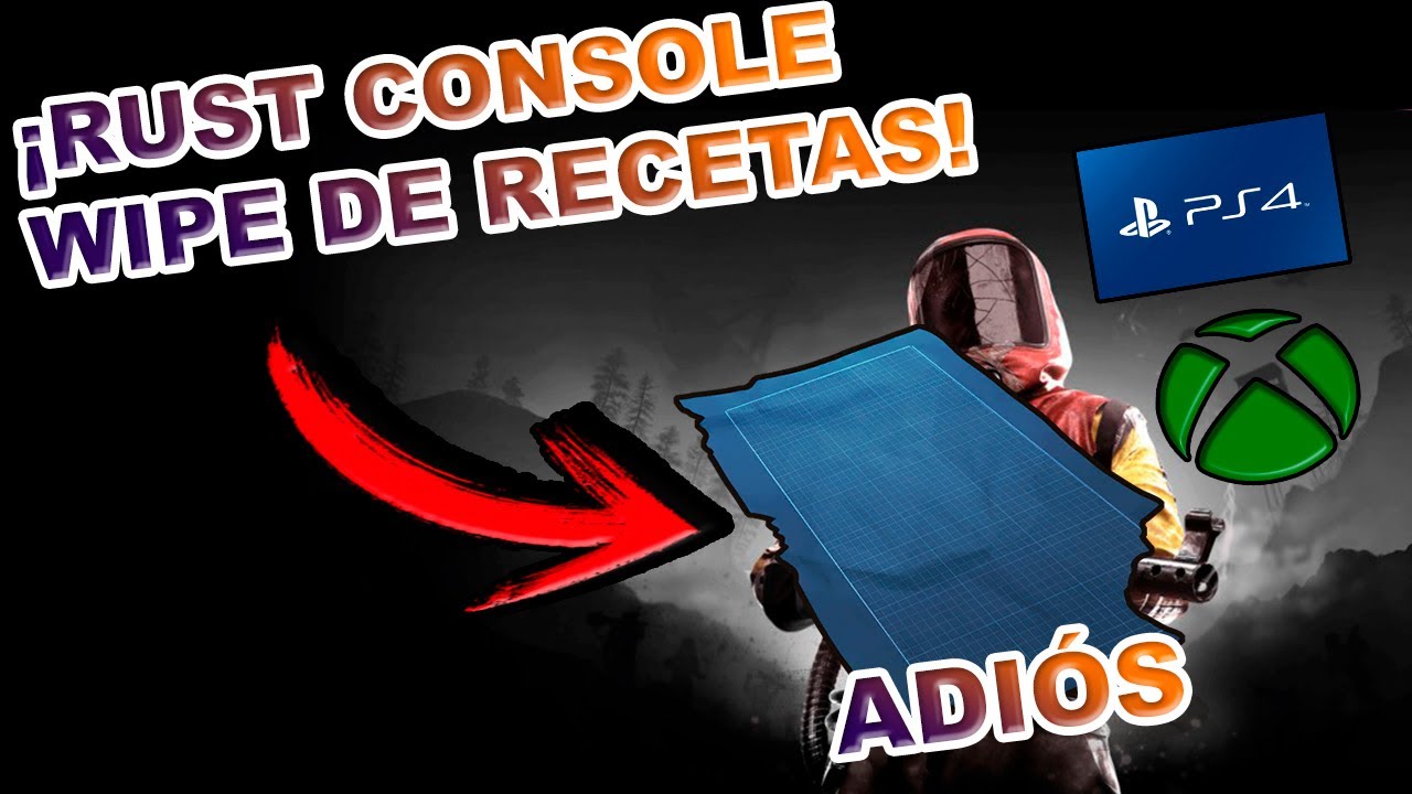 RUST CONSOLE WIPE DE BLUEPRINTS Y DECEPCIÓN DE ÁRBOL TÉCNOLOGICO 4tro