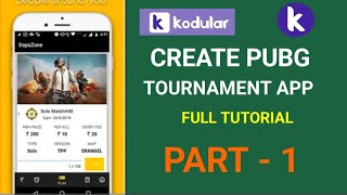 How to make PUBG tournament app in kodular | full tutorial 2025 | step by step  screenshot 4