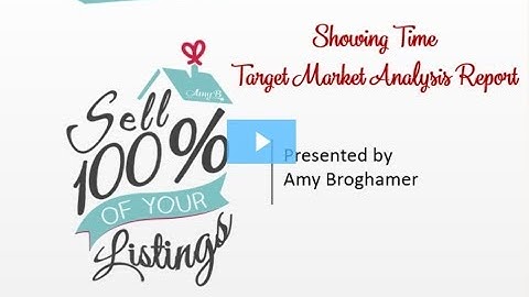 Showing Time  Target Market Analysis Report