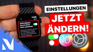 Apple Watch Einstellungen, die du SOFORT ändern solltest (watchOS 10) | Nils-Hendrik Welk