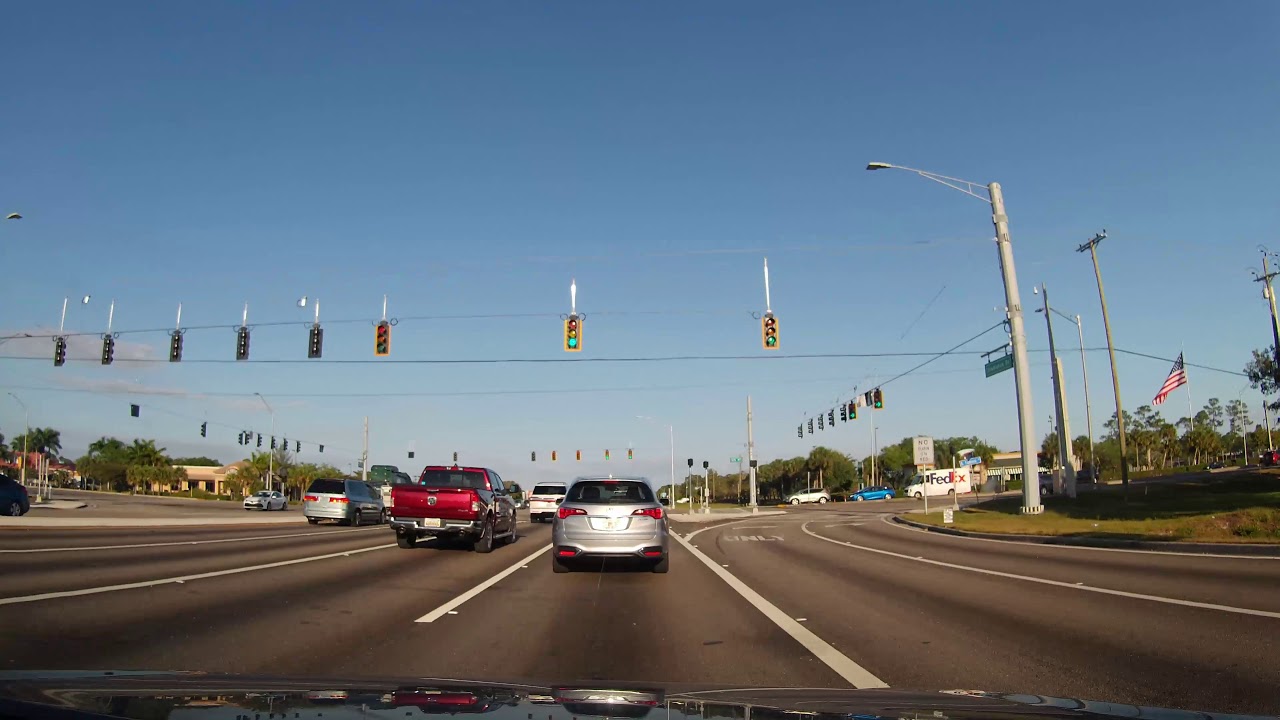 Driving from Fort Myers Beach to Lehigh Acres, Florida YouTube