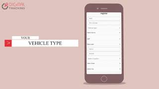 Installation of the Digital tracking user and vehicle details screenshot 1