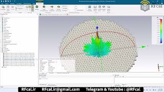 Designing Slotted Waveguide Antenna Arrays with CST Studio Suite | 908 slots 4port 17GHz number46