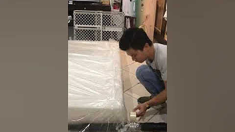 How to return a foam mattress back in the box