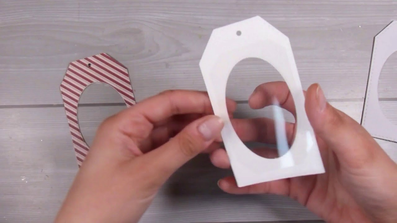 How to Make An Easy See-through Shaker Tag with 