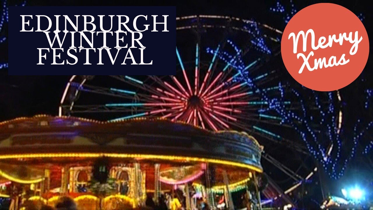 Празднование Рождества Христова в Эдинбурге - Эдинбургский прожектор Фахмы - Эдинбургский Хогманий