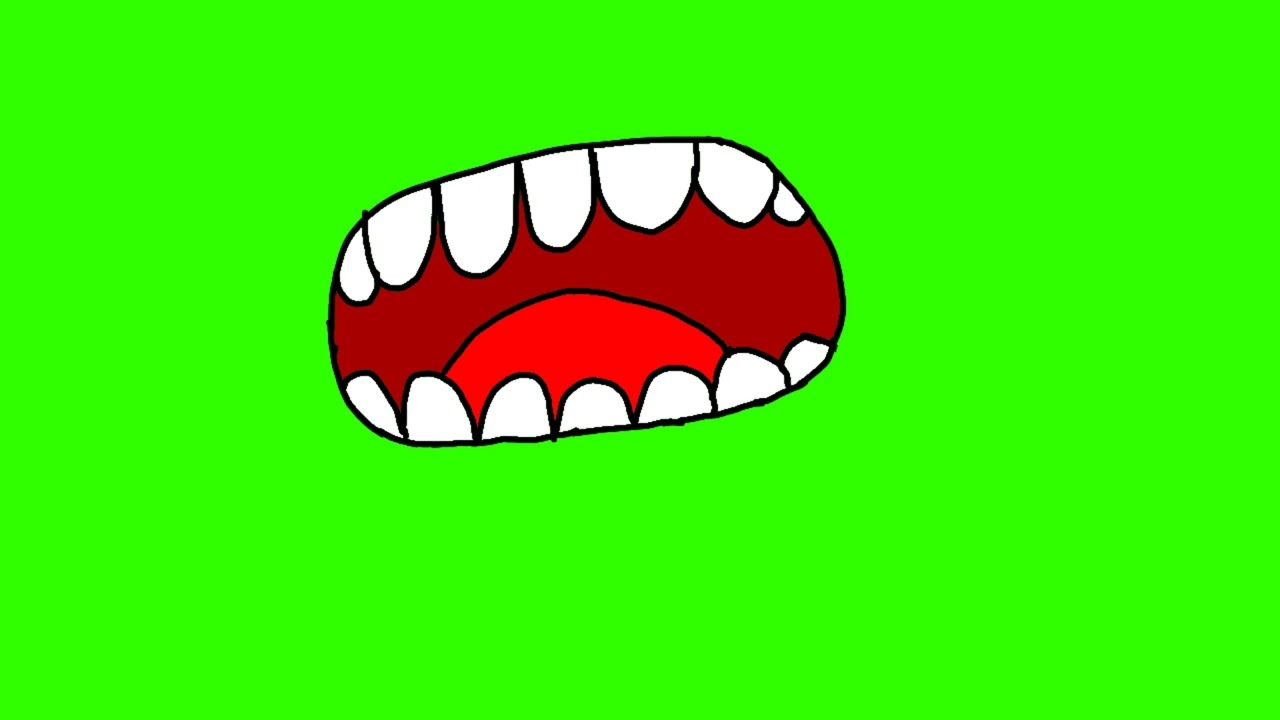 not your type laughing mouth green screen mouth green screen