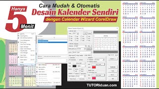 Cara Mudah Otomatis Desain Kalender Sendiri Setiap Tahunnya di CorelDraw (Hanya 5 Menit)