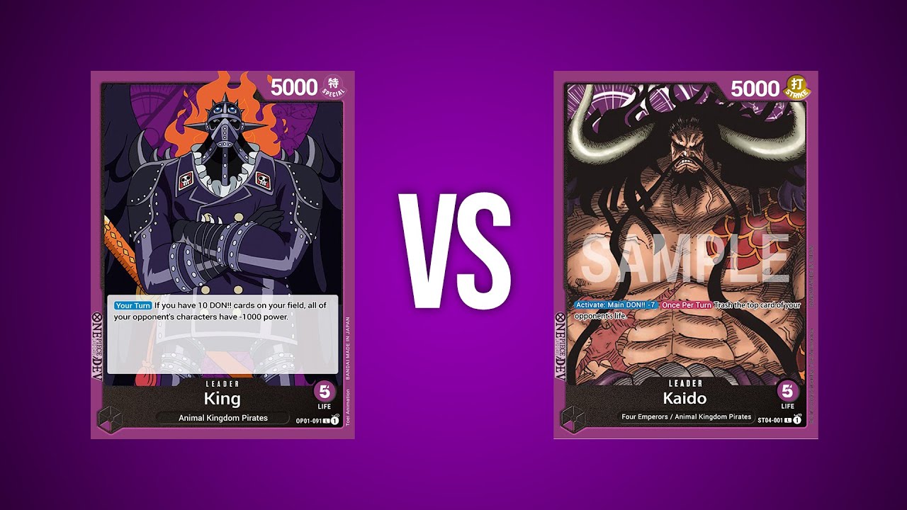 One Piece TCG King VS Kaido