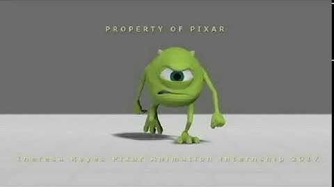 |Monsters Inc| Mike Wazowski Test Animation with Sound Part 4