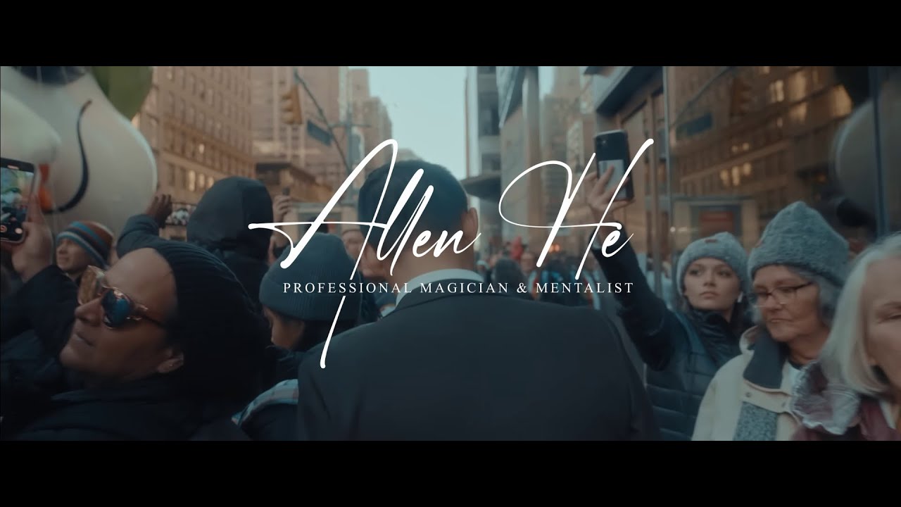 Allen He - NYC Magician & Mentalist 2023 Show Reel - YouTube