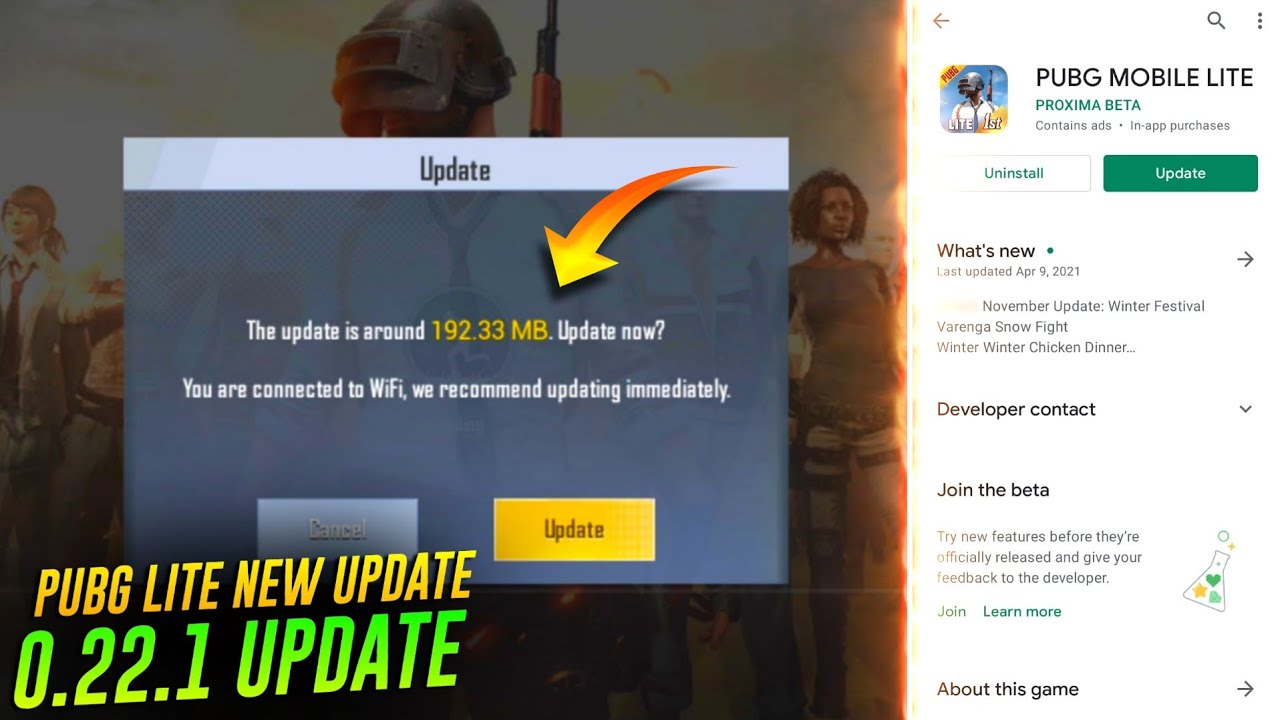 Pubg Lite New Update Pubg Mobile Lite 0.22.1 Update Download