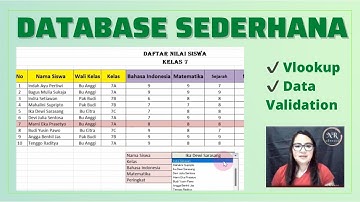 Cara Membuat Database Sederhana di Excel || Jelas dan Details