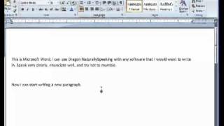 Dragon NaturallySpeaking 10 Basic Use