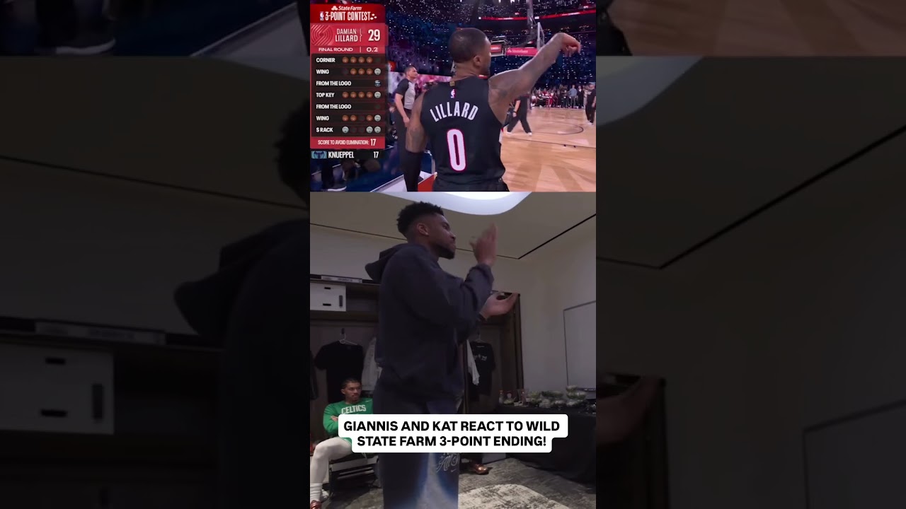 Giannis couldn't believe what he was seeing 🫣 