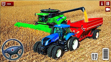 Modern Tractor Farming Driving Simulator 3D - New Tractor Games - Android  Gameplay