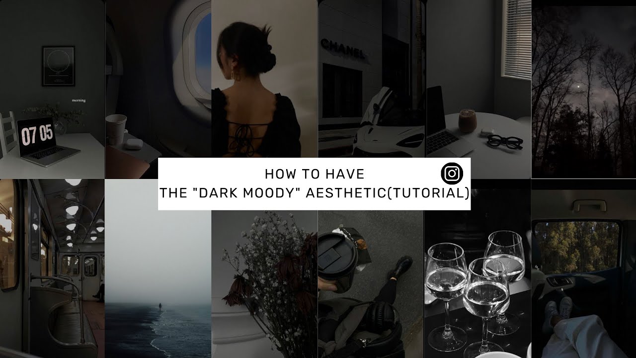 The “dark moody” aesthetic edit tutorial*on photos app*