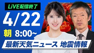 ウェザーニュースの配信のサムネイル画像