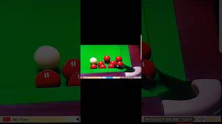 🎱Snookered! 8 reds and a black covering the pocket. Frame lasted 100 mins! Wu Yize v  Mark Allen.